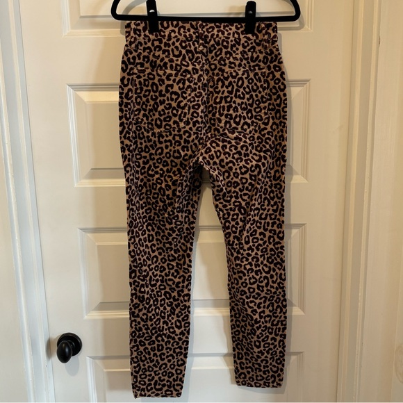 Ann Taylor Leopard Corduroy Pants, 6P - Picture 4 of 6